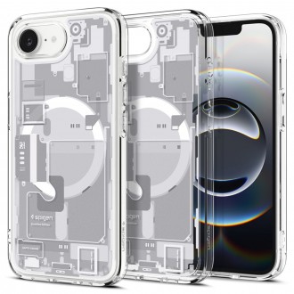 Išskirtinio dizaino dėklas "Spigen Ultra Hybrid Mag Magsafe Zero One" telefonui Apple iPhone 16E