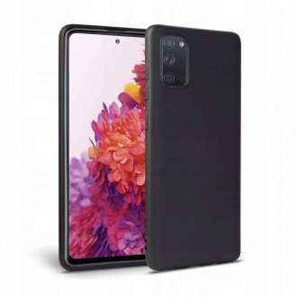 Juodas silikoninis dėklas "Matt TPU'' telefonui Samsung Galaxy M31