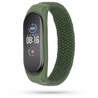 Žalia apyrankė Tech-Protect "Loop" laikrodžiui Xiaomi Mi Smart Band 5 / 6 / 6 NFC