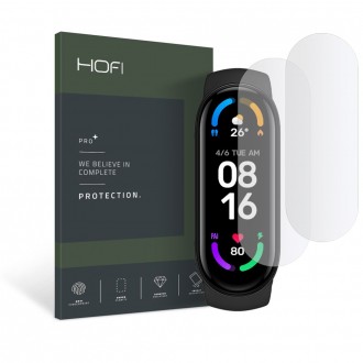 Plėvelė "Hofi Hydroflex Pro+ 2-Pack" laikrodžiui Xiaomi Mi Smart Band 5 / 6 / 6 NFC