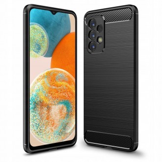 Juodas dėklas "TECH-PROTECT TPUCARBON" telefonui Galaxy A23 5G