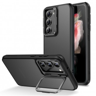 Skaidrus/matinis su pilkomis detalėmis dėklas/stovas "Esr Classic Kickstand Halolock Magsafe" telefonui Samsung Galaxy S23 
