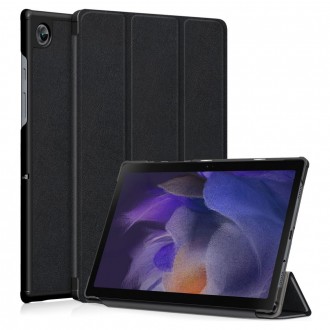 Juodas atverčiamas dėklas Tech-Protect "Smartcase" planšetei Samsung Galaxy Tab A8 10.5 X200 / X205 