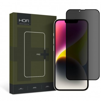 Privatumą suteikiantis apsauginis stikliukas "Hofi Anti Spy Glass Pro+ Privacy" telefonui iPhone 13 / 13 Pro / 14 / 16E