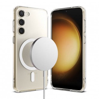 Matinis/Skaidrus tvirtas dėklas "Ringke Fusion Magnetic Magsafe Matte" telefonui Galaxy S23 Plus