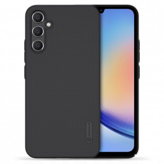 Juodas tvirtas dėklas "Nillkin Frosted Shield" telefonui Galaxy A34 5G