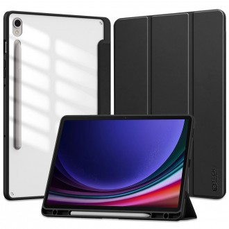 Juodas atverčiamas dėklas "Tech-Protect SC Pen Hybrid" skirtas Samsung Galaxy Tab S9 11.0 X710 / X716B