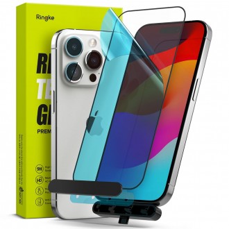 Apsauginis grūdintas stiklas "Ringke TG" telefonui iPhone 15 Pro Max