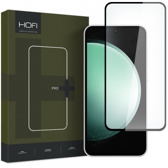 Apsauginis grūdintas stiklas juodais krašteliais Hofi Glass Pro+ telefonui Samsung Galaxy S23 FE