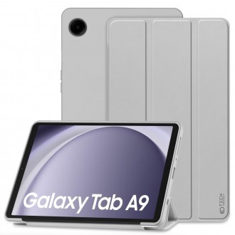 Pilkas atverčiamas dėklas ''Tech-Protect Smartcase'' planšetei Samsung Galaxy Tab A9 8.7 X110 / X115 