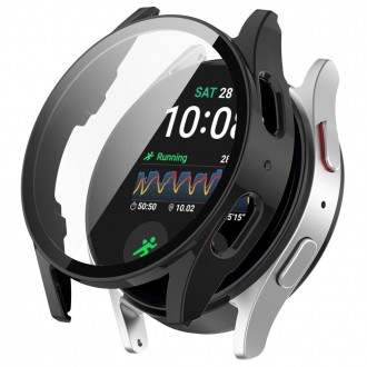 Juodas dėklas "Tech-Protect Defense360" laikrodžiui Galaxy Watch 4 / 5 / FE (40MM)