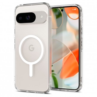 Itin tvirtas skaidrus dėklas "Spigen Ultra Hybrid Onetap Ring Magsafe" telefonui Google Pixel 9 Pro