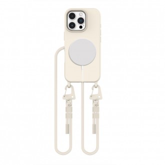 Late spalvos dėklas su dirželiu "Tech-Protect MagNecklace MagSafe" telefonui Apple iPhone 16 Pro