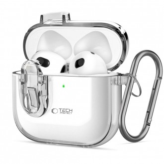 Skaidrus dėklas "Tech-Protect Slim Hook" skirtas Apple Airpods 4