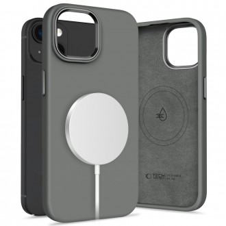 Pelenų spalvos dėklas "Tech-Protect Silicone Pure Magsafe" telefonui Apple iPhone 14