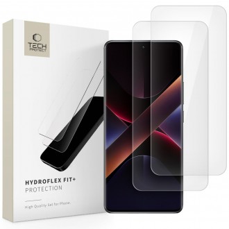 Apsauginė ekrano plėvelė ( 2vnt.) "Tech-Protect Hydroflex Fit+" telefonui Xiaomi Redmi Note 14 PRO 5G / 14 PRO+ PLUS 5G / POCO X7 5G