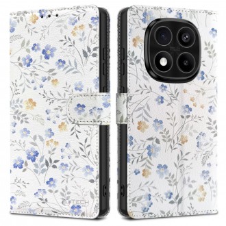 Gėlėtas atverčiamas dėklas "Tech-Protect Wallet Spring Flower" telefonui Xiaomi Redmi Note 14 Pro 5G / Pro+ Plus 5G / Poco X7 5G