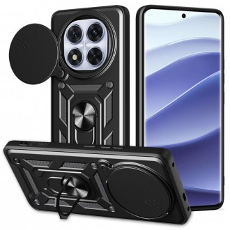 Tvirtas dėklas/stovas su kameros apsauga "Tech-Protect Camshield Pro" telefonui Xiaomi Redmi Note 14 Pro 5G / Poco X7 5G