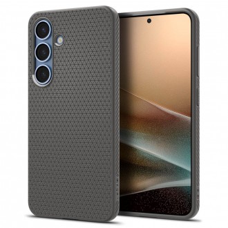 Pilkas originalios tekstūros dėklas "Spigen Liquid Air" telefonui Samsung Galaxy S25 Plus