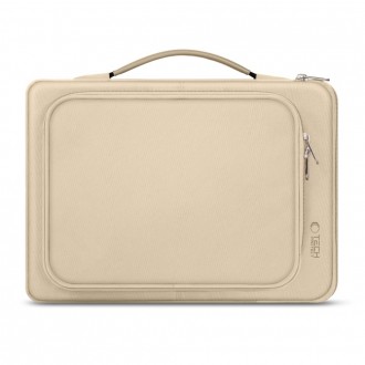 Smėlio spalvos nešiojamo kompiuterio krepšys "Tech-Protect Basic Bag Laptop 15-16"