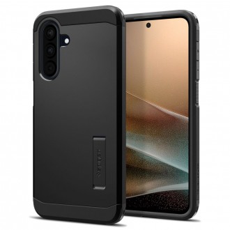 Juodas dviejų sluoksniu dėklas/stovas "Spigen Tough Armor Mag Magsafe" telefonui Samsung Galaxy A36 5G 
