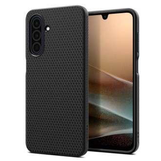Juodas originalios tekstūros dėklas "Spigen Liquid Air" telefonui Samsung Galaxy A26 5G