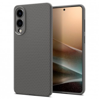 Pilkas originalios tekstūros dėklas "Spigen Liquid Air" telefonui Samsung Galaxy S25 Edge