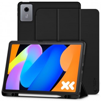 Juodas atverčiamas dėklas "Tech-Protect SC Pen Canvas" planšetei Lenovo Idea TAB 11.0 TB-336