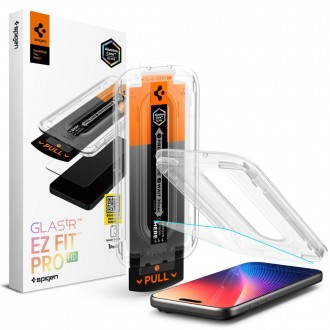 Apsauginis stiklas Spigen "Glas.TR EZ FIT su montavymo rėmeliu telefonui Apple iPhone 16 Pro Max / 17 Pro Max