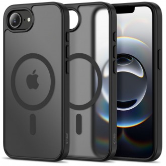 Juodas matinis dėklas Tech-Protect Basicmag Magsafe telefonui Apple iPhone 16E / 17E