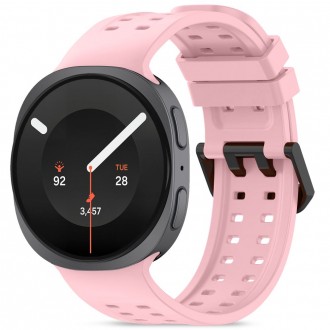 Rožinė apyrankė Tech-Protect Silicone Air laikrodžiui Samsung Galaxy Watch 8 / 9 / CLASSIC (40 / 44 / 46 MM)