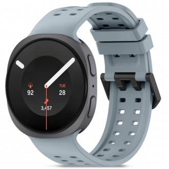 Pilka apyrankė Tech-Protect Silicone Air laikrodžiui Samsung Galaxy Watch 8 / 9 / CLASSIC (40 / 44 / 46 MM)