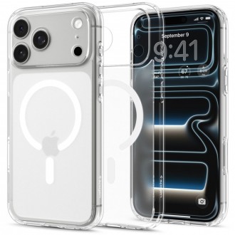 Dėklas Spigen Ultra Hybrid Magsafe telefonui Apple Iphone 17 PRO / 18 PRO FROST WHITE