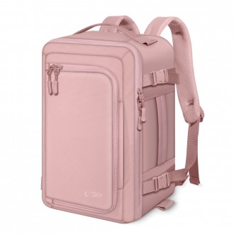 Kuprinė rankiniam bagažui Tech-Protect DEFENDER S50 RYANAIR & WIZZAIR TRAVEL LAPTOP CABIN BACKPACK 20L 40x20x25 DUSTY PINK