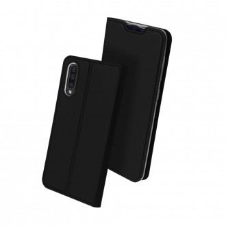 Juodas atverčiamas dėklas Dux Ducis "Skin" telefonui Samsung Galaxy A505 A50 / A507 A50s / A307 A30s 