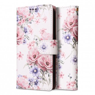 Gėlėtas atverčiamas dėklas "Tech-Protect Wallet Blossom Flower" telefonui Galaxy A13 5G