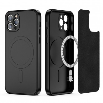 Juodas dėklas "Tech-Protect Icon Magsafe" telefonui iPhone 11 Pro