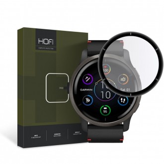 Juodas apsauginis stiklas ''HOFI Hybrid Pro+" laikrodžiui Garmin Venu 2