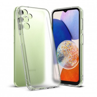 Pusiau skaidrus tvirtas dėklas "Ringke Fusion Matte Clear" telefonui Galaxy A14 5G