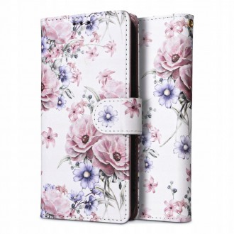 Gėlėtas atverčiamas dėklas Tech-Protect "Wallet Blossom Flower" telefonui Samsung Galaxy A54 5G