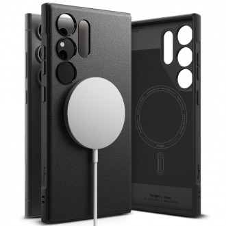 Juodas dėklas "Ringke Onyx Magnetic Magsafe" telefonui Samsung Galaxy S24 Ultra