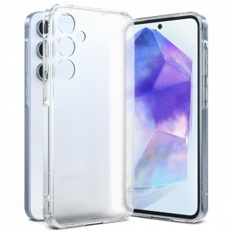 Pusiau skaidrus dėklas "Ringke Fusion Matte Clear" telefonui Samsung Galaxy A55 5G