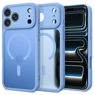 Šviesiai mėlynas matinis dėklas Tech-Protect Basicmag Magsafe telefonui Apple iPhone 17 PRO / 18 PRO