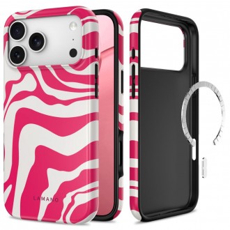 Spalvotas dėklas "Tech-Protect Lamano Magsafe Flamingo Bloom" telefonui Apple Iphone 17 PRO / 18 PRO