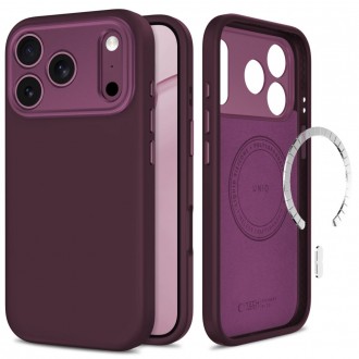 Bordo spalvos dėklas Tech-Protect Uniq Magsafe CC telefonui Apple Iphone 17 PRO MAX / 18 PRO MAX