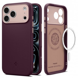 Bordo spalvos dėklas Spigen Nano Pop Hybrid Magsafe telefonui Apple Iphone 17 PRO / 18 PRO