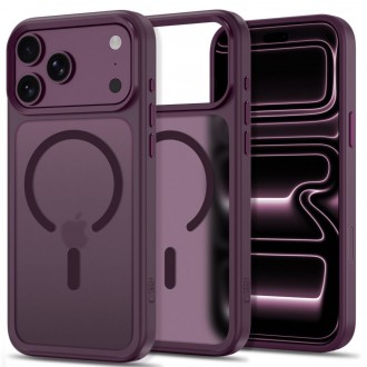 Matinis apsauginis dėklas Tech-Protect MagMat MagSafe CC telefonui Apple Iphone 17 PRO / 18 PRO MATTE BLACK