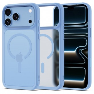 Matinis apsauginis dėklas Tech-Protect MagMat MagSafe CC telefonui Apple Iphone 17 PRO MAX / 18 PRO MAX MATTE LIGHT BLUE