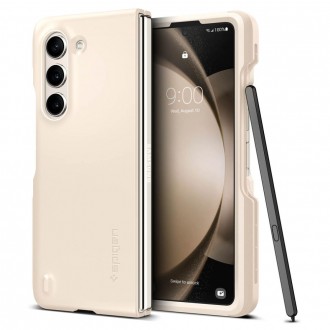 Perlų spalvos dėklas "Spigen Thin Fit Pen" telefonui Samsung Galaxy Z Fold 5