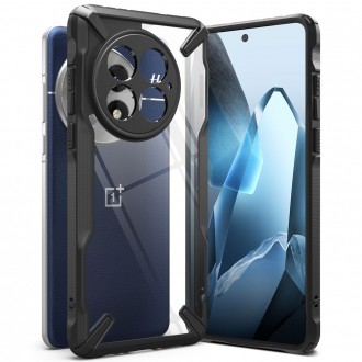Juodais tvirtais kraštais dėklas "Ringke Fusion X" telefonui OnePlus 13